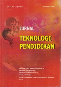 Image of JURNAL TEKNOLOGI PENDIDIKAN VOL 13 NO.1 APRIL 11