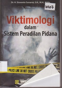 Image of VIKTIMOLOGI DALAM SISTEM PERADILAN PIDANA