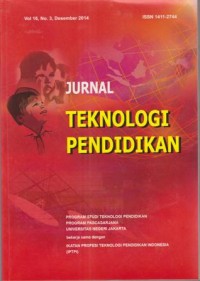 Image of JURNAL TEKNOLOGI PENDIDIKAN VOL 16 NO 3 DES 14