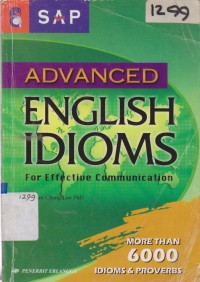 Image of ADVANCED ENGLISH IDIOMS FOR EFFECTIVE COMMUNICATION