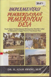 Image of IMPLEMENTASI PEMBERDAYAAN PEMERINTAH DESA