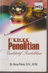 Image of METODE PENELITIAN KUALITATIF PENDIDIKAN