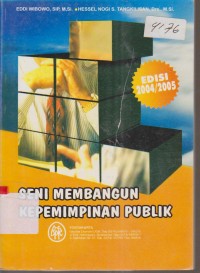 Image of SENI MEMBANGUN KEPEMIMPINAN PUBLIK