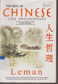 Image of THE BEST CHINESE LIFE PHILOSHOPIES